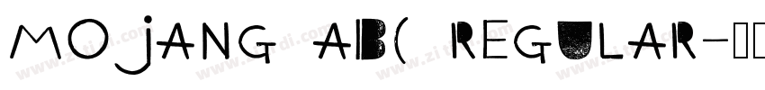 MOJANG ABC REGULAR字体转换